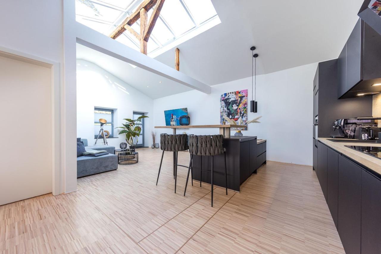 Lichtdurchflutetes Design - Appartement Guetersloh - 90 Qm Buitenkant foto