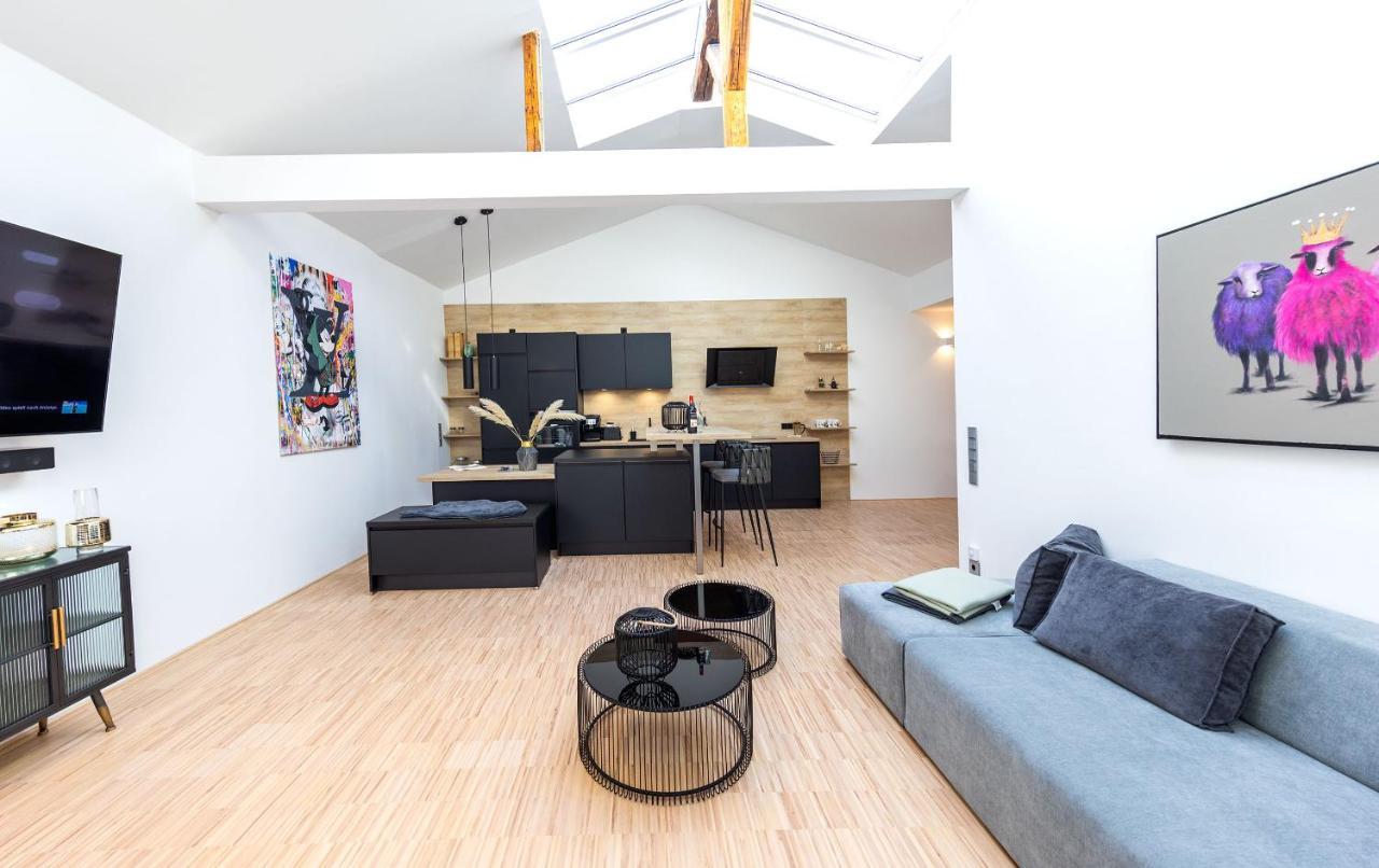Lichtdurchflutetes Design - Appartement Guetersloh - 90 Qm Buitenkant foto
