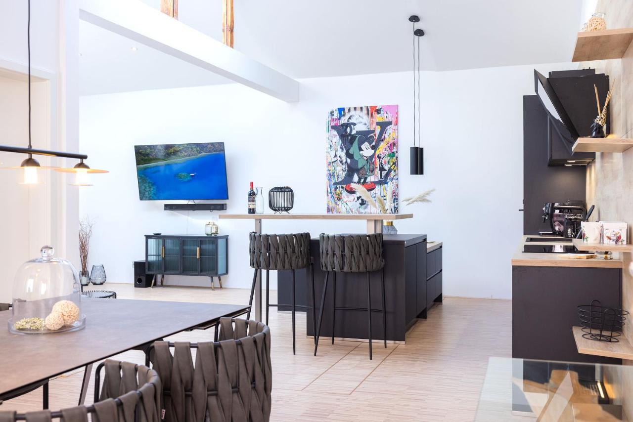 Lichtdurchflutetes Design - Appartement Guetersloh - 90 Qm Buitenkant foto
