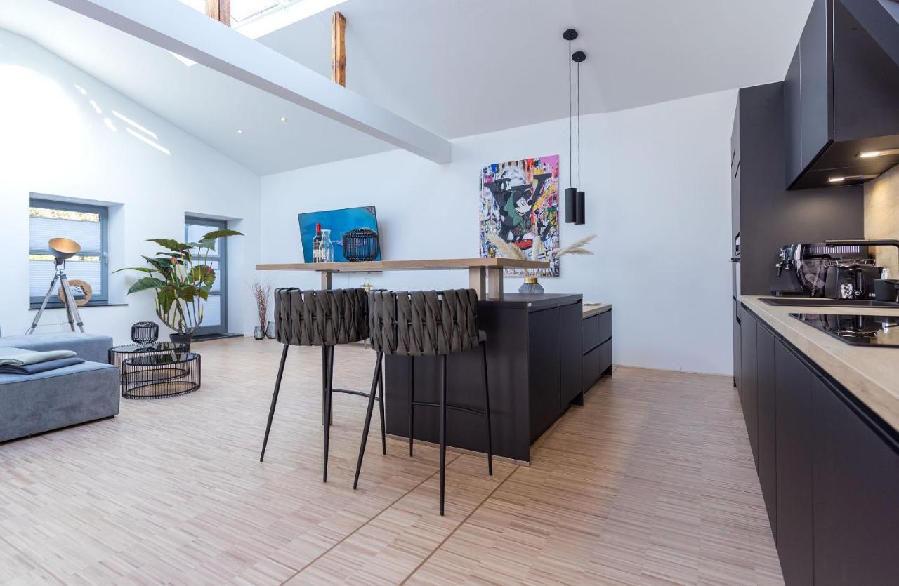 Lichtdurchflutetes Design - Appartement Guetersloh - 90 Qm Buitenkant foto