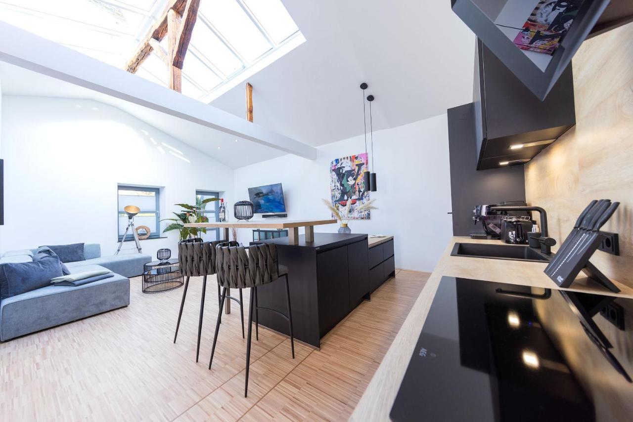 Lichtdurchflutetes Design - Appartement Guetersloh - 90 Qm Buitenkant foto